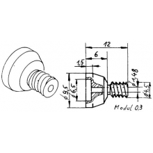 Weinert 9925 - Schwungmasse mit Schnecke