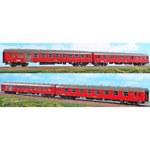 ACME AC55309 - Personenwagen-Set 2-teilig DSB - bestehend aus einem Wagen 2. Kl. (ehemals 1. Kl.) und einem Wagen 2. Kl. (ehemals Bk) Ep.V