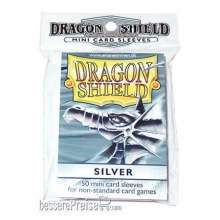 Dragon Shield ART10108 - Dragon Shield Japanese size - Silver (50 ct. in bag)