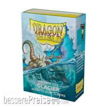 Dragon Shield ART15131 - Sleeves - Japanese size - Matte Dual60 Glacier (Light Blue)