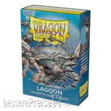 Dragon Shield ART15148 - Sleeves - Japanese size - Matte Dual 60 Lagoon Saras (Blue)