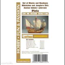 Shipyard Marine AS-030 - Set of blocks, deadeyes Pinta