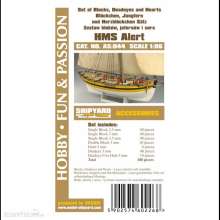 Shipyard Marine AS-044 - Set of blocks, deadeyes HMS Alert