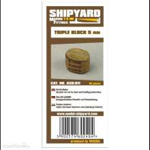 Shipyard Marine ASB-011 - Triple Blocks 5mm (10 pieces)