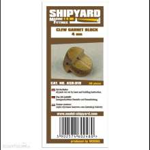 Shipyard Marine ASB-019 - Clew Garnet Blocks 4mm (20 pieces)