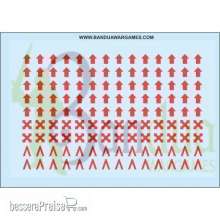 Bandua BAE00229 - Red Symbols Legion Unit´s Decal Sheet