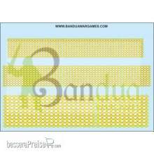 Bandua BAE00238 - Yellow and White Diamonds Decal Sheet