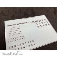 Bandua BAE00240 - Numbers Decal Sheet