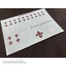 Bandua BAE00249 - Flor de Liz Decal Sheet