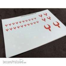 Bandua BAE00261 - Red Fenix Symbol - Decal Sheet