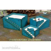 Bandua BAI000045 - Prepainted Q-Building Pack (Turquoise & White)