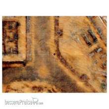 Bandua BAMAT00249 - KT Mat Imperial City Desert -4- 22´x30´ with Deployment Zones