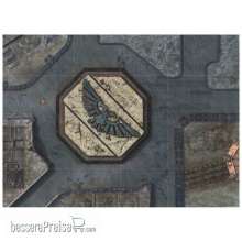 Bandua BAMAT00299 - Imperiacl City 2 mat 44´X60´ with deployment zones for warhammer 40k 10 edition