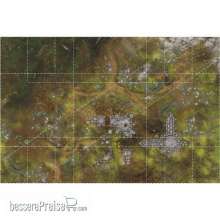 Bandua BAMAT00335 - War Fields 72x48 WITH DEPLOY ZONES FOR OLD WORLD