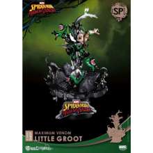 Beast Kingdom Toys BKDDS-068SP - Marvel Comics D-Stage PVC Diorama Maximum Venom Little Groot Special Edition 16 cm