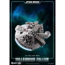 Beast Kingdom Toys BKDEAF-003 - Star Wars Egg Attack Schwebe-Modell mit Leuchtfunktion Millennium Falcon 13 cm