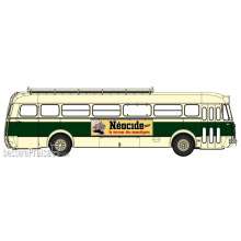 REE Modeles CB-127 - BUS R4190 Green and Cream SGTD - Publicity Néocide - (75)