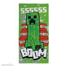 Cerdá CER2200010307 - Minecraft Handtuch Creeper Boom 70 x 140 cm