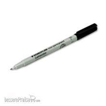 Chessex CHX03159 - Water Soluble Single Black Marker Medium-Tip