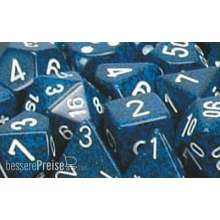 Chessex Würfel CHX25746 - Stealth™ Speckled 16mm d6 with pips Dice Blocks™ (12 Dice)