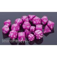 Chessex Würfel CHX25827 - Light Purple w/white Opaque 12mm d6 with pips Dice Blocks™ (36 Dice)