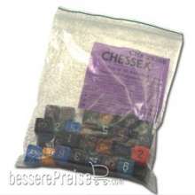 Chessex Würfel CHX29306 - Bag of 50 Assortment Loose Speckled Polyhedral d6 Dice