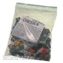 Chessex Würfel CHX29311 - Bag of 50 Assortment Loose Speckled Poly Tens 10™ Dice