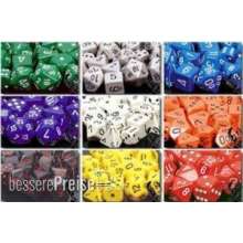 Chessex Würfel CHX29406 - Bag of 50 Assortment Loose Opaque Polyhedral d6 Dice