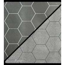 Chessex CHX96680 - Battlemat™ 1? Reversible Black-Grey Hexes (23½? x 26? Playing Surface)