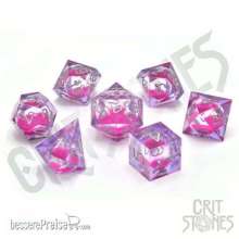 Glassstaff CSDCL19CHRYCRRNT - Chery Current Liquid Core RPG Dice Set