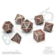 Glassstaff CSDCM10GLDATOR - The Gladiator Metal RPG Dice Set