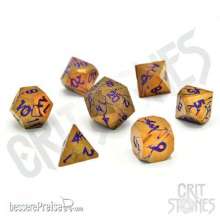 Glassstaff CSDCM28SHTRDSGLS - Shattered Sigils Metal RPG Dice Set