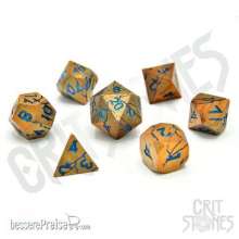 Glassstaff CSDCM2SNDRDSPLS - Sundered Spells Metal RPG Dice Set