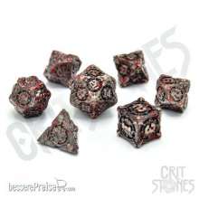 Glassstaff CSDCM45BRBRCBST - Barbaric Beast Metal RPG Dice Set