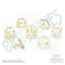 Glassstaff CSDCS1PRSMFAN - Prismatic Fantastic Glass RPG Dice Set