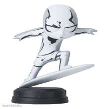 Diamond Select DIAMJAN242302 - Marvel Animated Statue Silver Surfer 10 cm