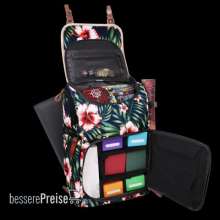 ENHANCE Gaming ENBCCBK608TREW - ENHANCE Designer Edition Mid-Size Trading Card Storage Box Backpack Tropical