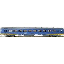 Exact-Train EX11181 - NS ICR Plus Reisezugwagen B ( Farbe Blau) mit Beleuchtung und Figuren