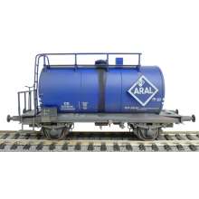 Exact-Train EX22051 - DB 30m3 Uedinger Kesselwagen Blau ARAL Nr.503 189 Epoche III (Verschmutzt)