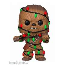 Funko FK33886 - Star Wars POP! Vinyl Wackelkopf-Figur Holiday Chewbacca with Lights 9 cm