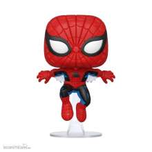 Funko FK46952 - Marvel 80th POP! Marvel Vinyl Figur Spider-Man (First Appearance) 9 cm