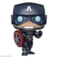 Funko FK47757 - Marvel´s Avengers (2020 video game) POP! Marvel Vinyl Figur Captain America 9 cm