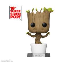 Funko FK50094 - Guardians of the Galaxy Super Sized POP! Marvel Vinyl Figur Dancing Groot 46 cm