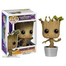 Funko FK5104 - Guardians of the Galaxy POP! Vinyl Wackelkopf-Figur Dancing Groot 10 cm