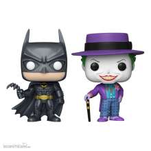 Funko FK62480 - Batman (1989) POP! Heroes Vinyl Figuren 2er-Pack Batman & The Joker 9 cm