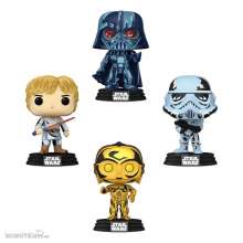 Funko FK63198 - Star Wars POP! Movies Vinyl Figuren 4er-Pack Retro Series 9 cm