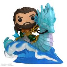 Funko FK67577 - Aquaman and the Lost Kingdom POP! Rides Deluxe Vinyl Figur Aquaman & Storm 15 cm