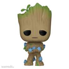 Funko FK70652 - Ich bin Groot POP! Vinyl Figur Groot w/ Grunds 9 cm