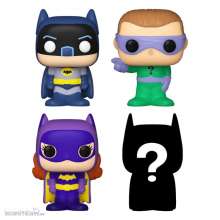 Funko FK71314 - DC Bitty POP! Vinyl Figuren 4er-Pack Batman Adam West 2,5 cm