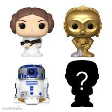 Funko FK71512 - Star Wars Bitty POP! Vinyl Figuren 4er-Pack Leia 2,5 cm